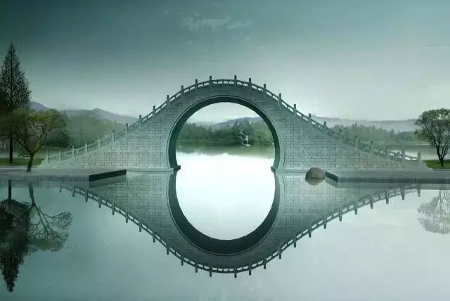 中国古代桥梁尤其受儒家"天人合一"和道家"道法自然"观念的影响,一座