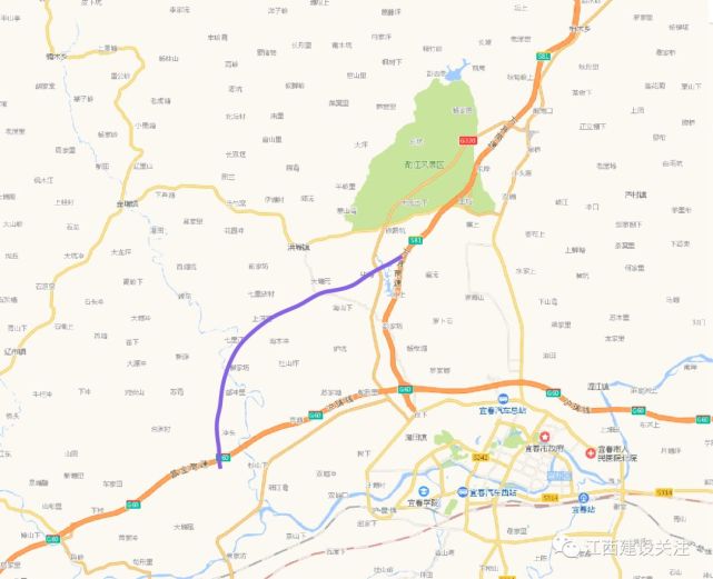 宜春至井冈山高速公路宜春城区三阳至新田段新建工程经江西省发展和