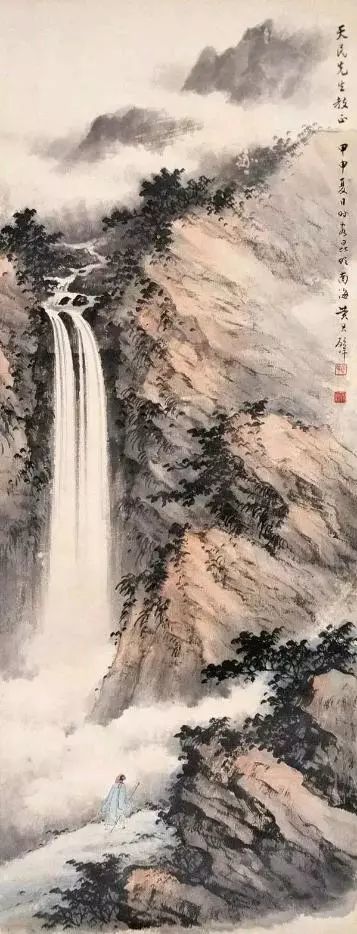 他与张大千齐名,徐悲鸿赞誉其山水画为"天下第一"