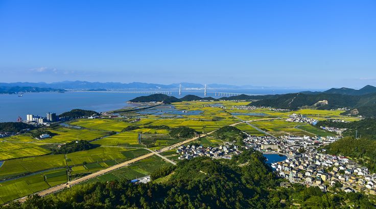 新桥镇地处象山半岛中部,东西临海,南北接陆,与宁海县隔港相望