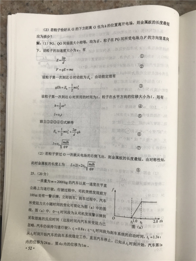 重磅!2019届高考卷二理综试题以及参考答案整理!