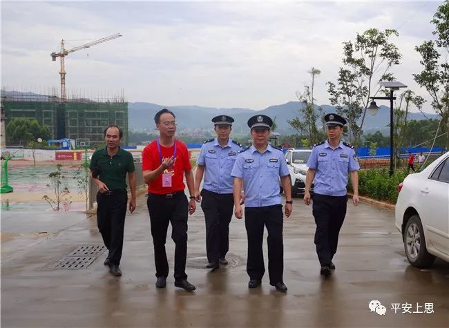 6月6日下午,上思县公安局党委副书记,常务副局长 冯岸带队到上思