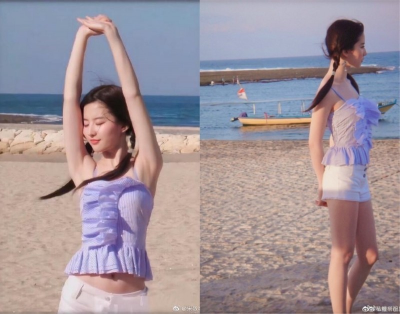 刘亦菲19岁时候就这么高的颜值,双马尾神仙犹如神仙姐姐!