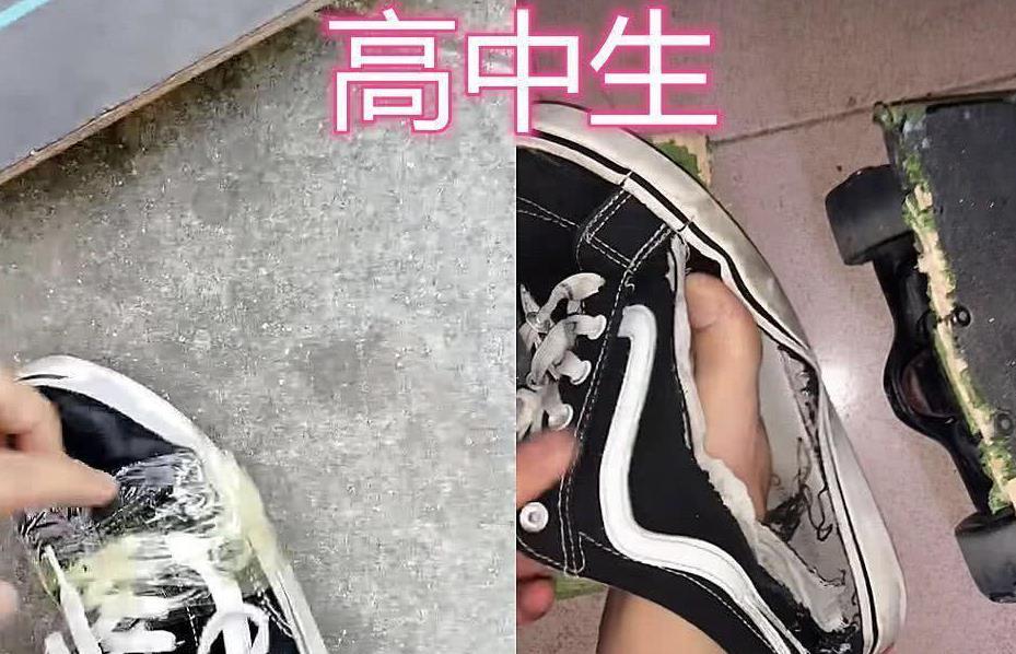 同样是炫穷,初中生吃白饭,高中生胶带补破鞋,看到大学