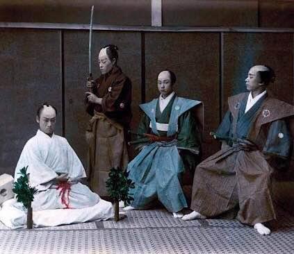揭秘日本武士剖腹自尽的全过程看完之后不禁感叹原来这么假
