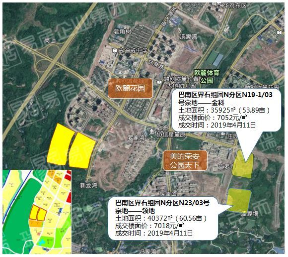 巴南区界石组团n分区n05-1/04,n05-2-1/04号宗地