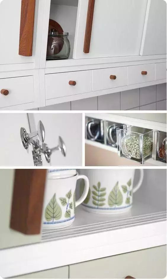 头一次见厨房吊柜这样装，科学、实用、再也不碰头！