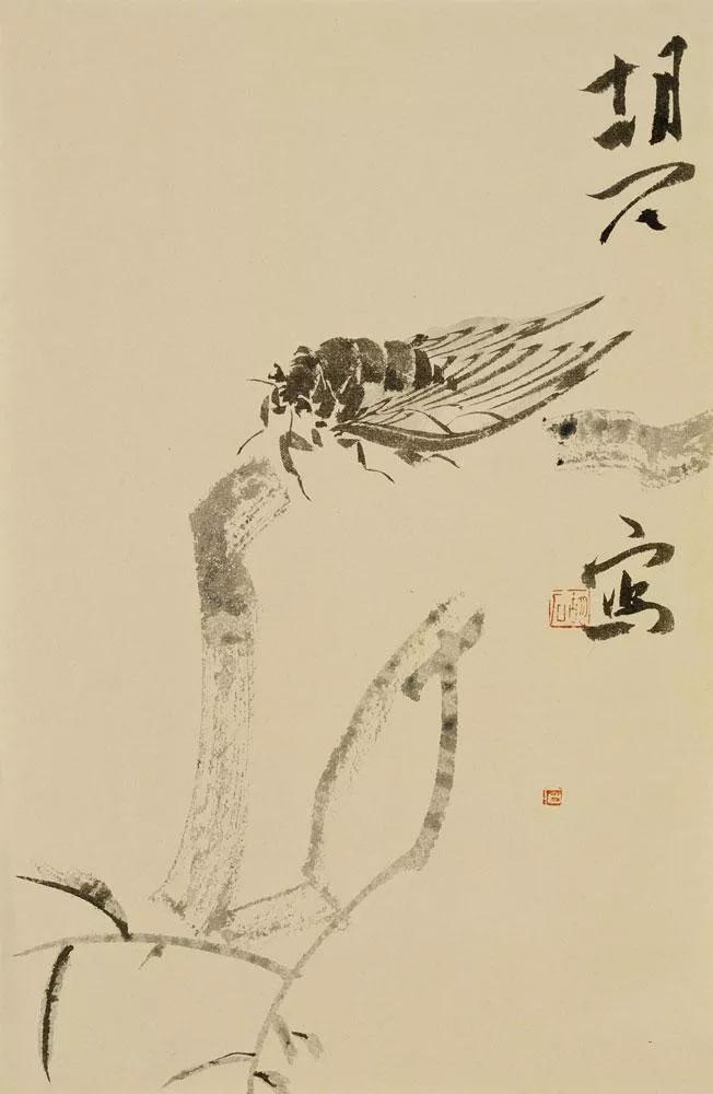 以画草虫名于世,中国当代文人画大家胡石作品欣赏!