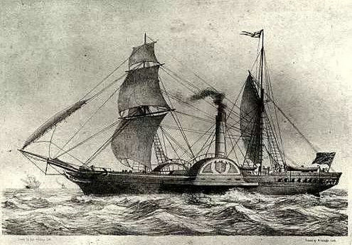 美国富尔顿号轮船(克莱蒙特号轮船)