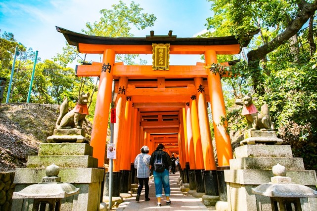 伏见稻荷大社:日本最美神社之一,烂漫的千本鸟居令人心动