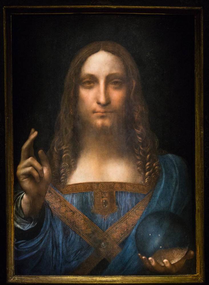 目前最贵的画 达芬奇的"救世主(salvator mundi)"