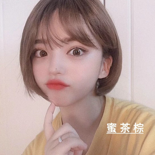 短发最显白发色,00后学生党最爱,老师看见了都要问颜色