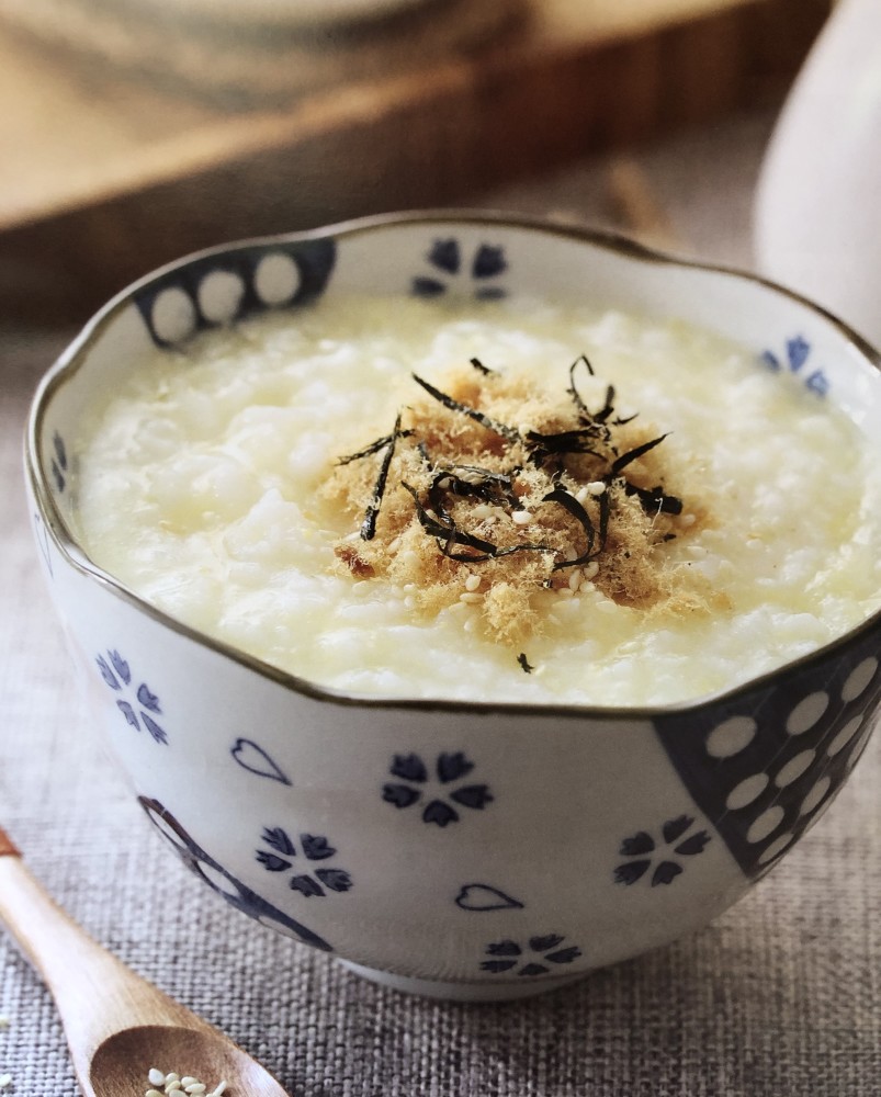 "海苔肉松粥""韭菜蚵蛋粥"海边农家养生粥