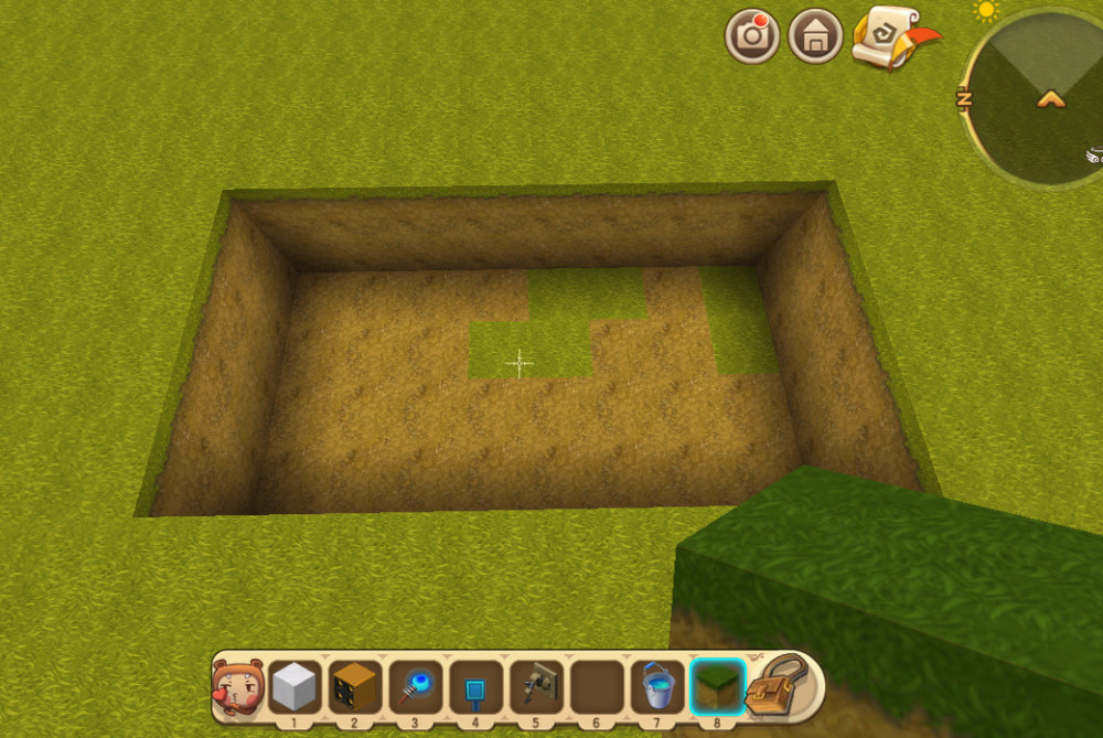 迷你世界:玩家60秒造会吐泡泡泳池,大神:躺在里