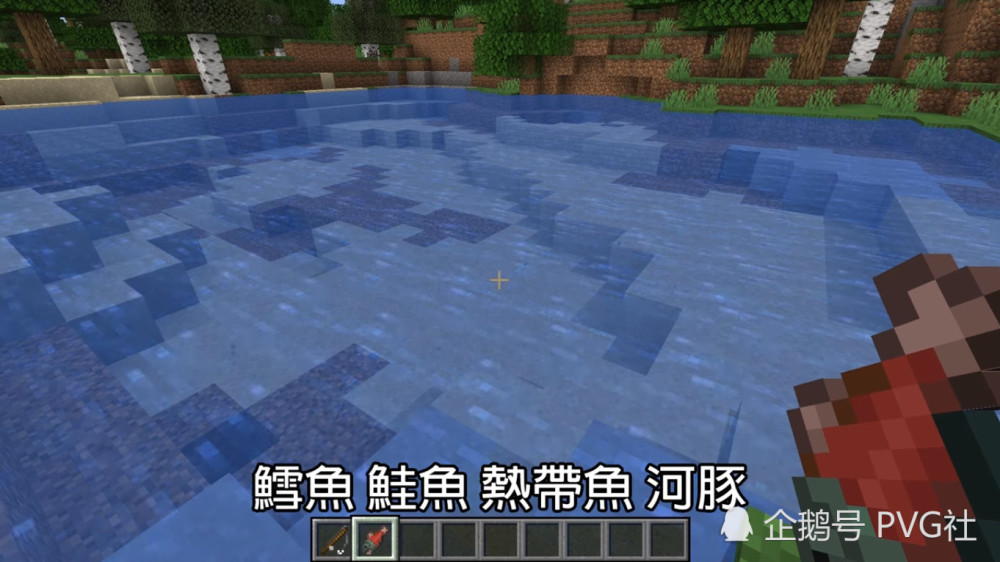 我的世界:钓鱼都能钓到哪些物品,鱼的概率大于垃圾,宝藏很少有