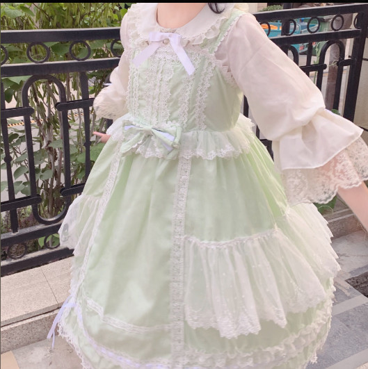 本以为洛丽塔都是公主裙,看到那抹浅粉,才明白原来是小仙女!