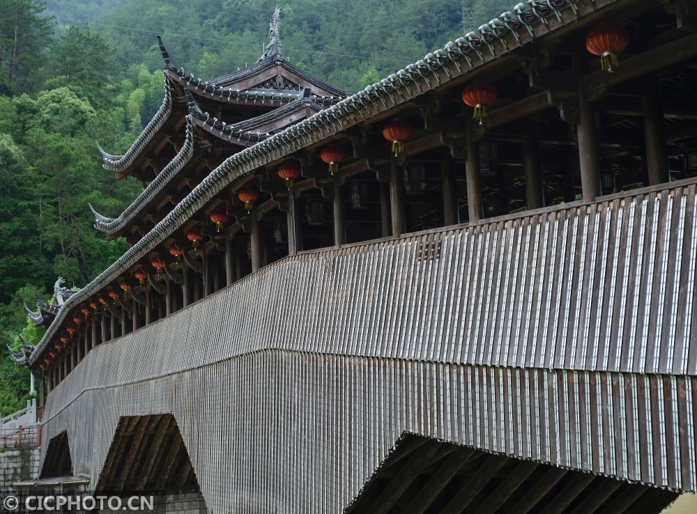 浙江景宁:古廊桥 新风景