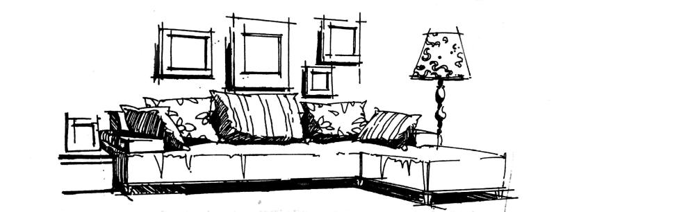 分享一些单体沙发,组合沙发的画法