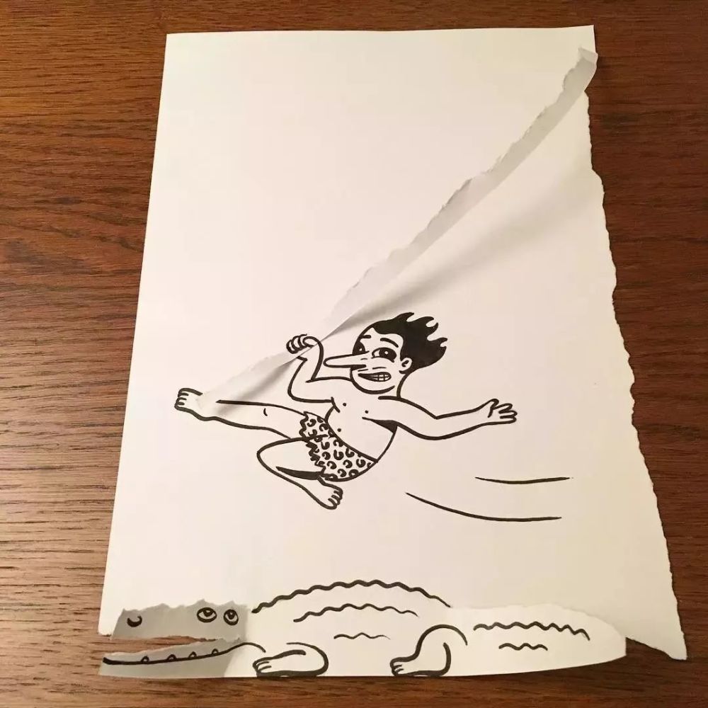 会画画的人,一张a4纸就能画出很多新花样!