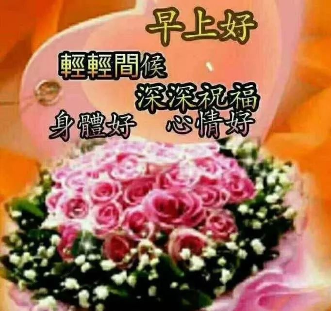 周四最新早上好鲜花动态漂亮问候图片,早上好动态祝福