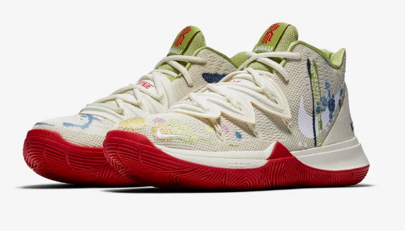 大胆红绿撞色设计 欧文5联名款近期开售