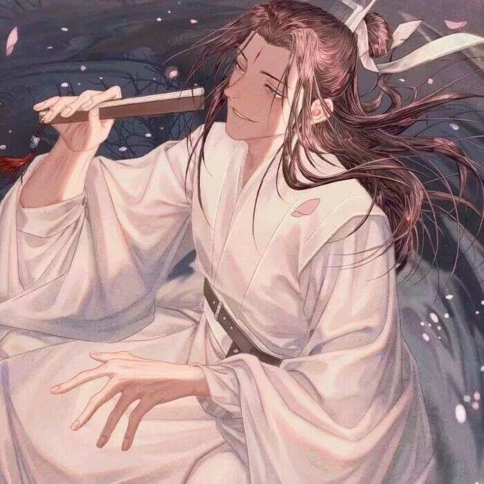 古风男生头像:雪染霜华,空留悲话,愿你白衣飘飘,来世