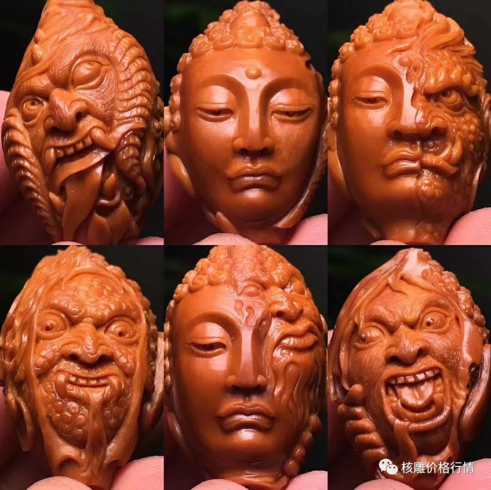 橄榄核雕《一念之间》