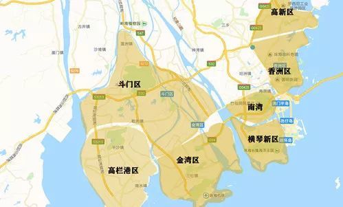 珠海中山强强联合鹤州将成市中心详细的分析来了