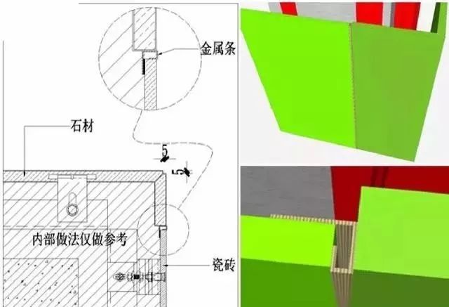 图解石材收口问题,全是细节