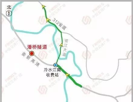 娄新高速潘桥隧道暴雨塌方,冷水江南收费站往新化方向交通管制