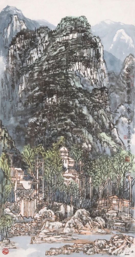 苗重安 长安画派创始人 中国美术家协会会员 热云的画很朝气,灵气
