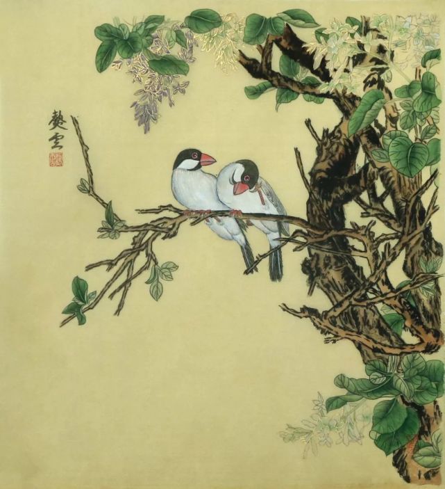 《郎世宁花鸟之一》