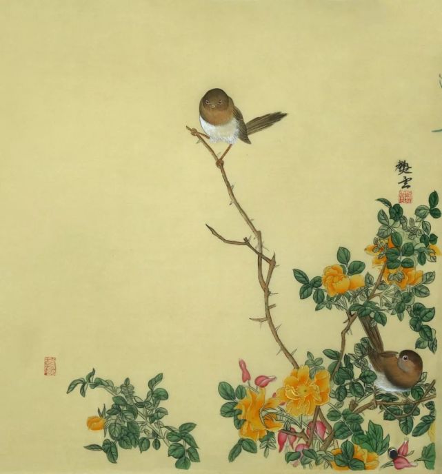 《郎世宁花鸟之二》