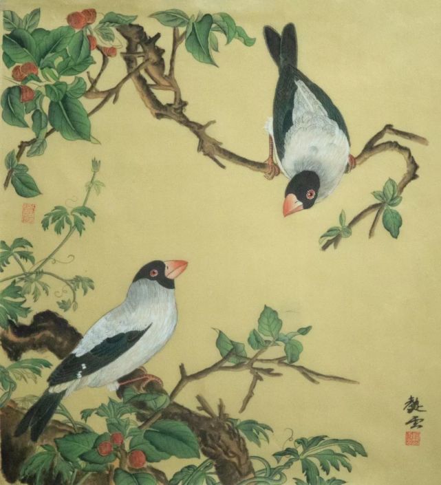 《郎世宁花鸟之三》