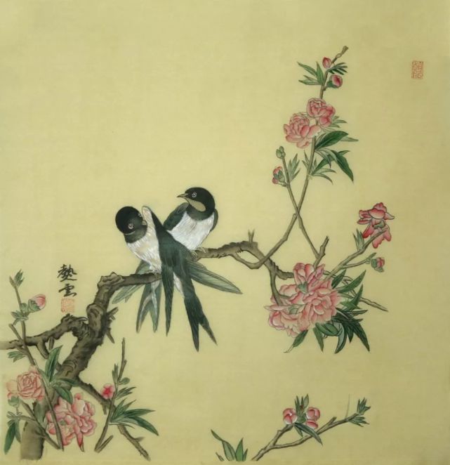《郎世宁花鸟之五》