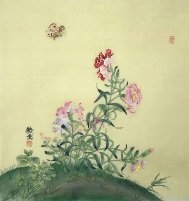 《郎世宁花鸟之九》