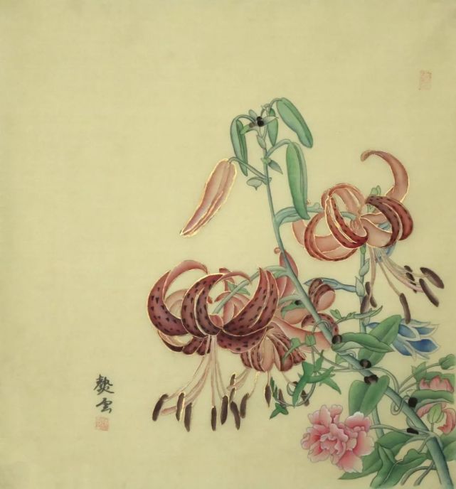 《郎世宁花鸟之十》