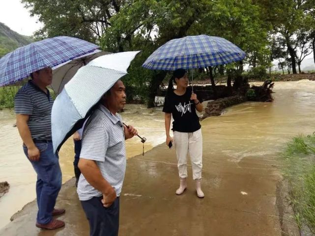 镇党委书记伍晖琳察看河道水位部署动员 迅速响应积极