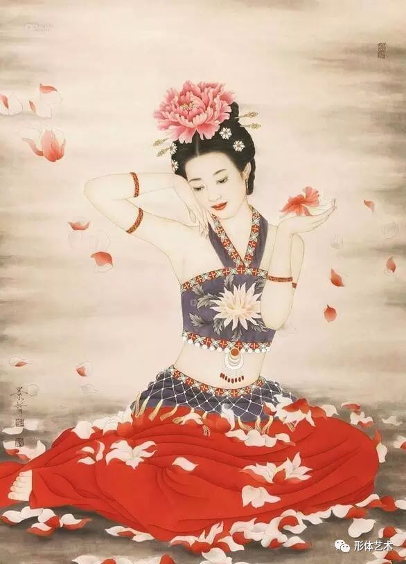 仕女画:崔景哲工笔中国女人艺术作品----尽显东方女人气质之美