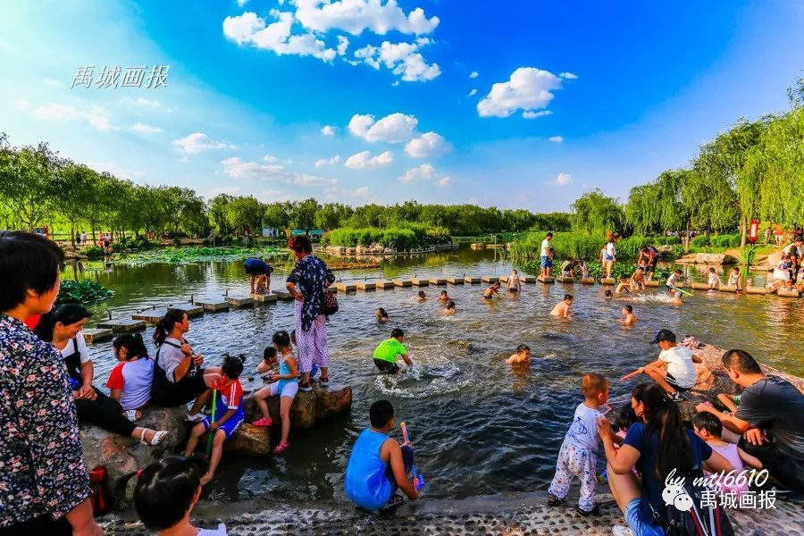 禹城,徒骇河湿地公园,这里的夏天真灿烂