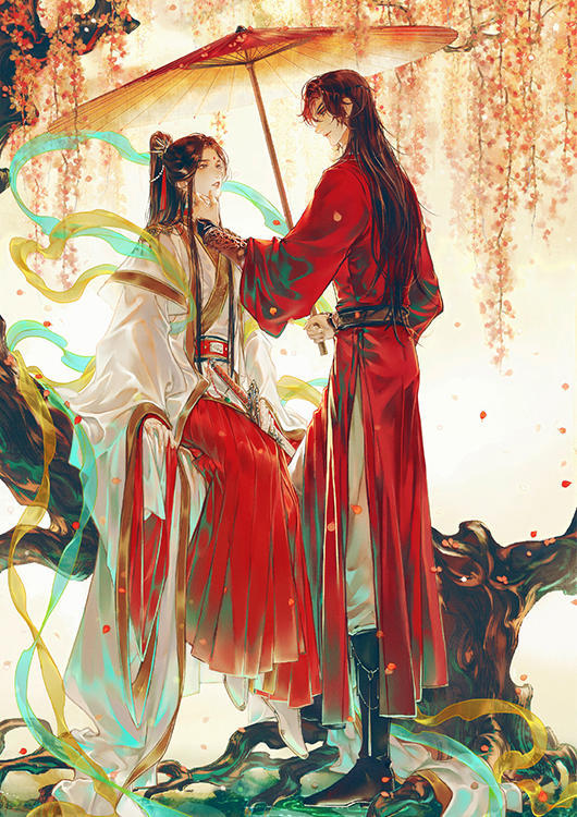 《天官赐福》谢怜的生日到了,画师的贺图好美,花花会准备惊喜吗