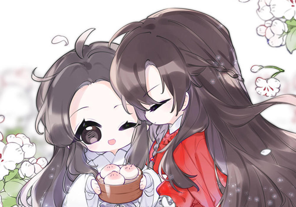 《天官赐福》谢怜的生日到了,画师的贺图好美,花花会