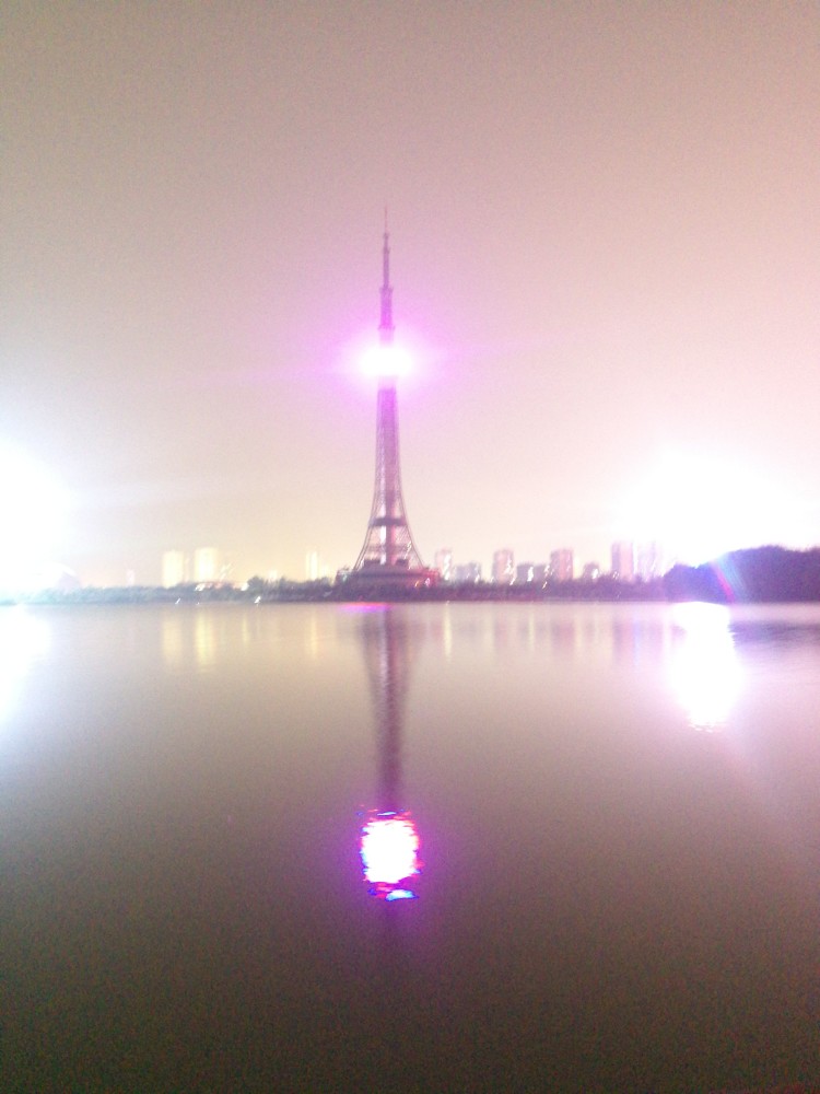 焦作市龙源湖公园夜景
