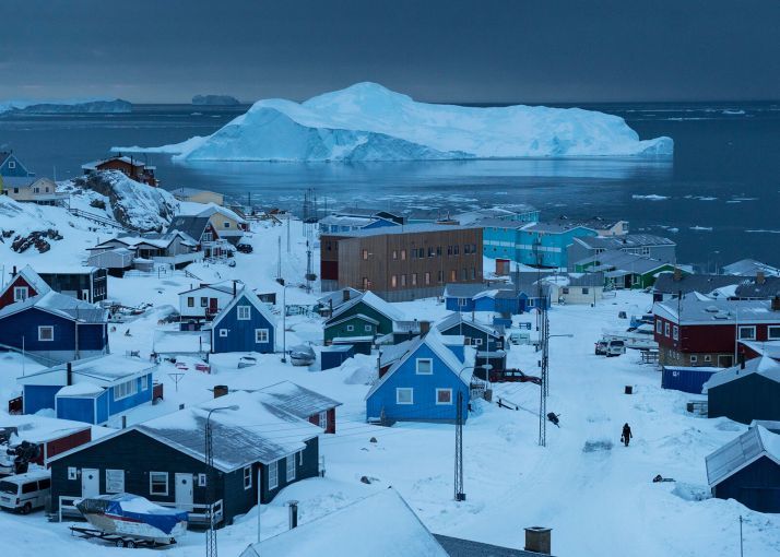 四分之三的格陵兰岛永久地被包裹在冰盖中,因此,这是一个真正意义上的
