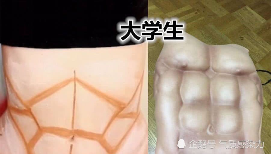 高中生腹肌都看这腹肌初中生不稀罕看到大学生喜欢直说