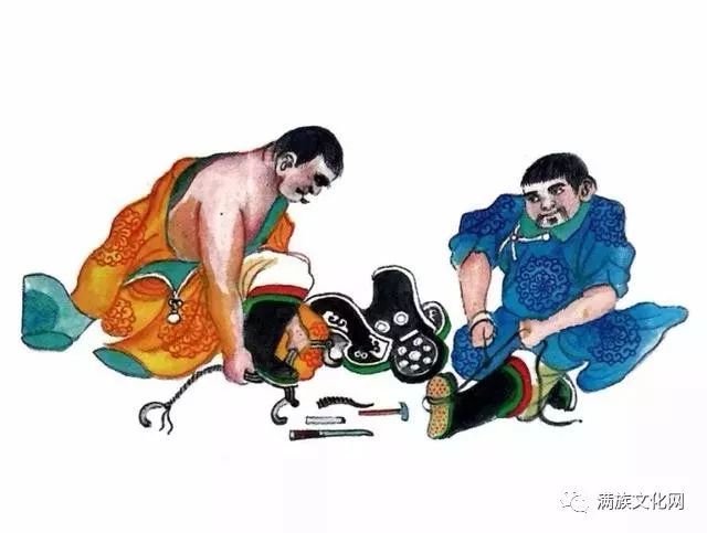 好看且少见的蒙古元素绘画图