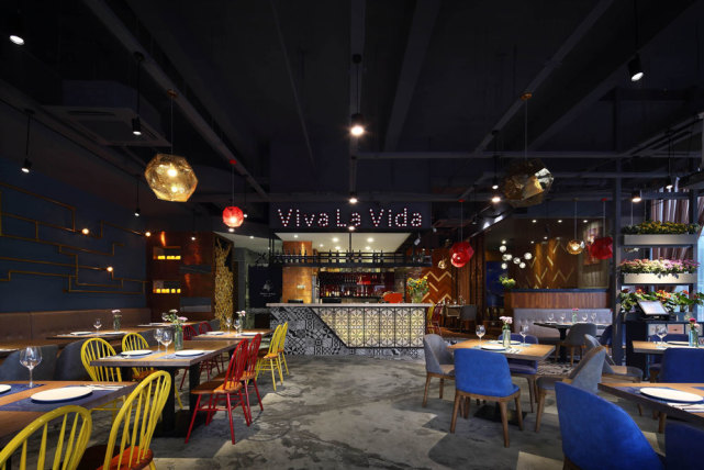 《VIVA LA VIDA西班牙餐厅》作品