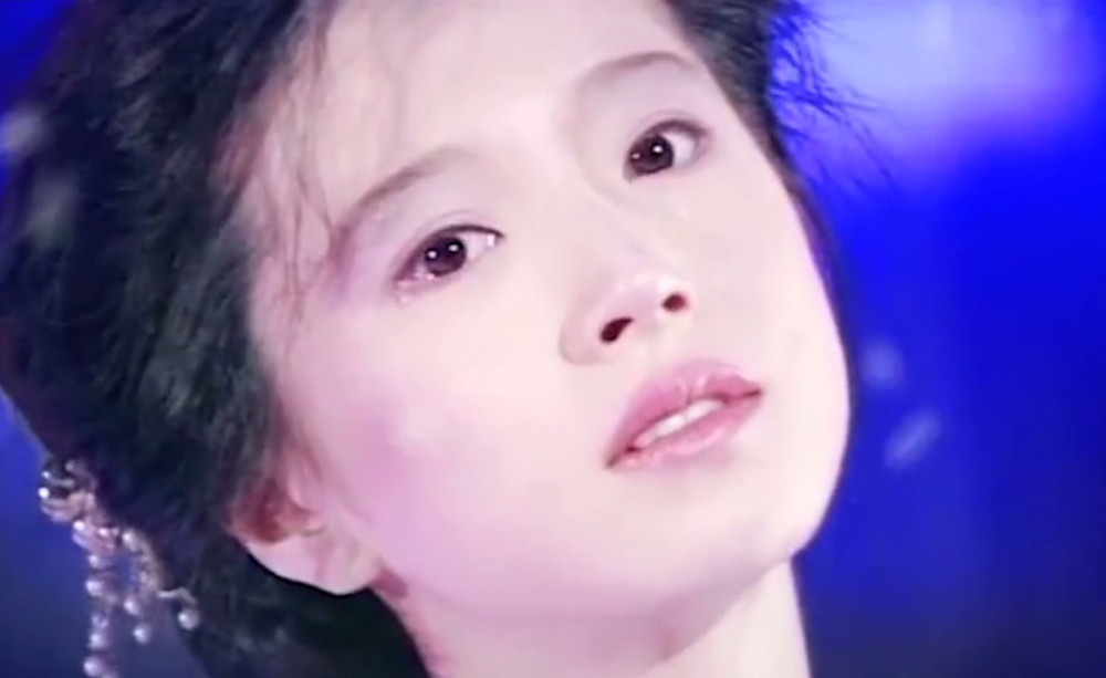 日本最美初恋脸中森明菜流泪的样子让人想保护