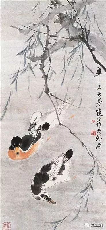 画家画鸭:春江水暖鸭先知