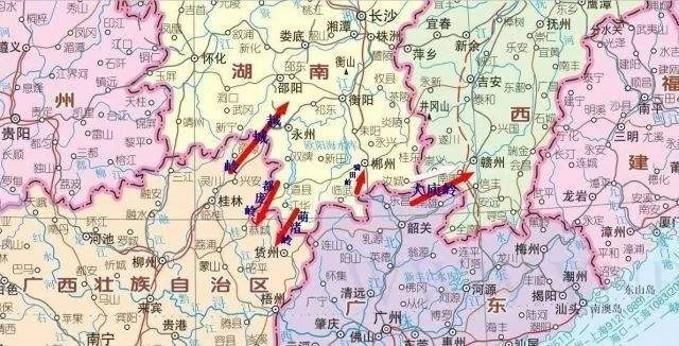 秦始皇"南戍五岭",五岭到底在哪里?